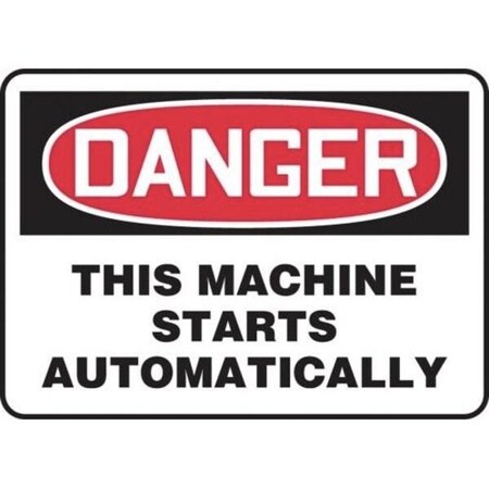 Accuform OSHA DANGER SAFETY SIGN THIS MEQM047XL MEQM047XL